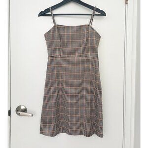 Twik Plaid Mini Dress